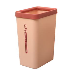 大号长方形扁窄夹缝垃圾桶厕所卫生间家用厨房办公室商用无盖小筒