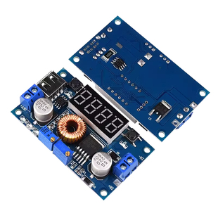 LM2596S DC-DC直流可调降压稳压恒流电源模块 带数显3.3V5V12V 3A