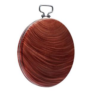 桂胜铁木菜板防霉抗菌家用厨房案板实木砧板整木切菜板钢箍圆菜墩