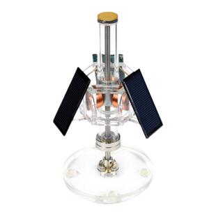 磁悬浮diy配件太阳能三面立式无刷电机创意礼物永动机摆件黑科技