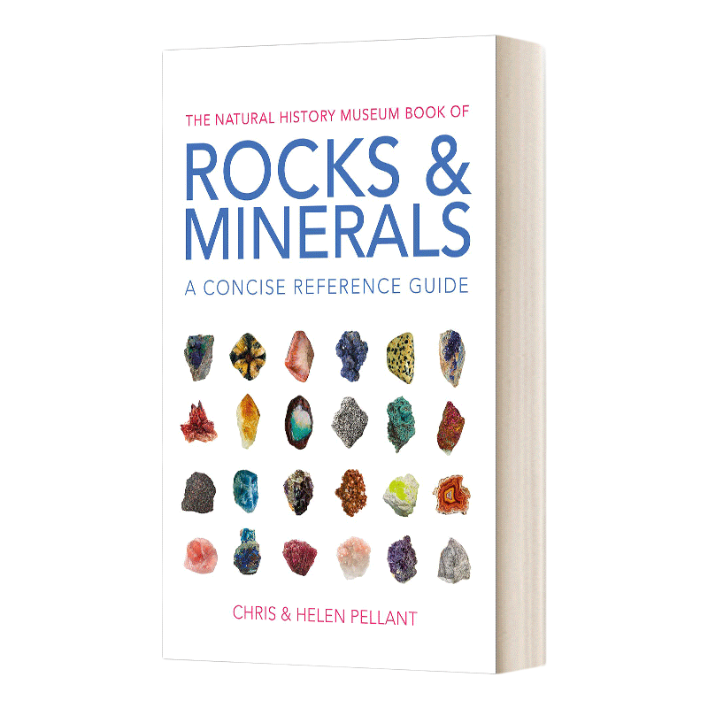 英文原版 The Natural History Museum Book of Rocks & Minerals 自然史博物馆的岩石和矿物书 简明参考指南 英文版 进口英语书