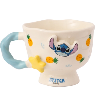 史迪仔联名马克杯家用情侣陶瓷咖啡杯子女生日高颜值伴手礼物水杯