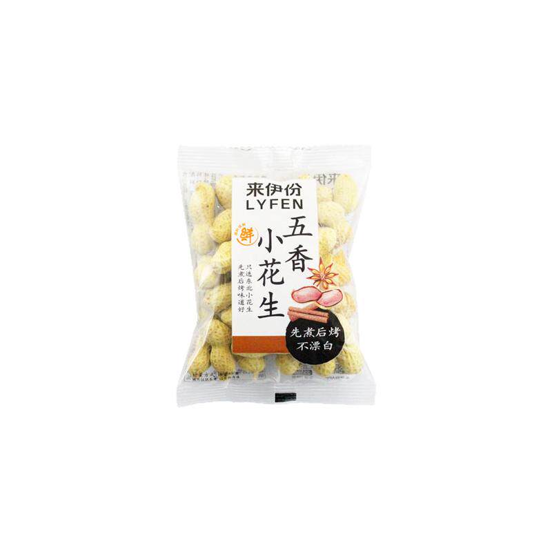 来伊份五香小花生500g新货