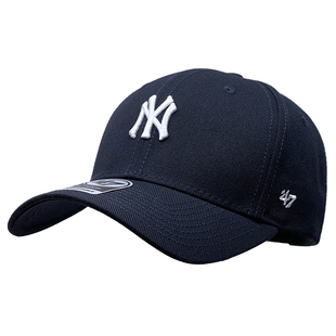 月夜深蓝色显脸白 NY 纽约扬基硬顶棒球帽子冷白皮男女春夏秋冬季