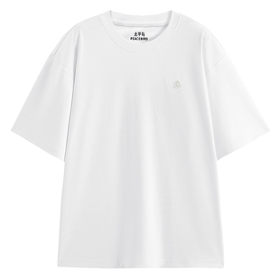 【商场同款】太平鸟男装圆领印花T恤2026春新款刺绣短袖B2CNG1119