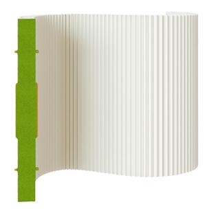 十八纸轻链屏风隔断折叠墙板栅栏客厅直播间背景板分隔软屏风移动