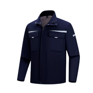春秋耐磨工作服男装套装免费印字