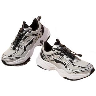 李宁新款男童鞋女童儿童运动鞋小学生青少年轻便软底耐磨休闲鞋子