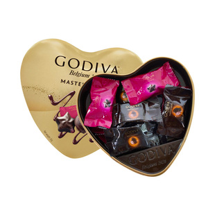 【自营】GODIVA/歌帝梵经典大师心形巧克力礼盒12颗装85g节日礼物