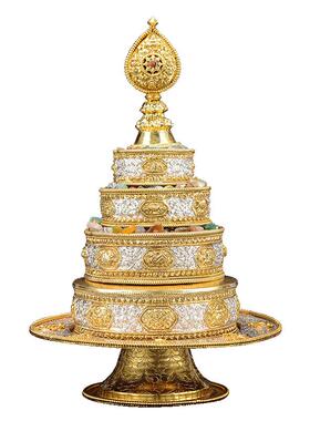 藏村铜鎏金鎏金尼泊尔手工摆件