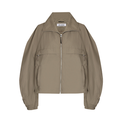 alex stevens立领短款拉链外套女春秋季宽松休闲长袖薄款夹克上衣