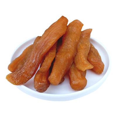 三蒸三晒不加糖倒蒸地瓜干 红薯干 挑选大块头软糯香甜发货 500克