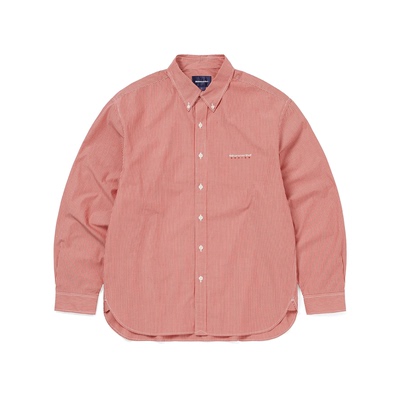 thisisneverthat® DSN Striped Shirt 26春季新款纯色长袖衬衫