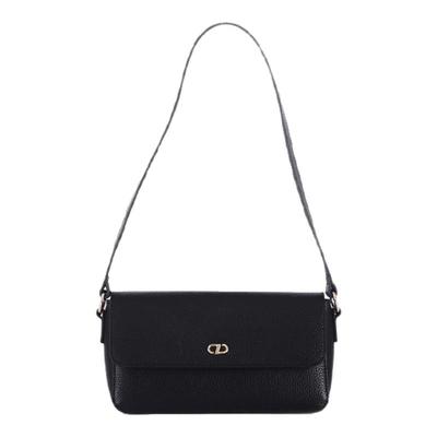 红蜻蜓真皮枕头包斜挎包