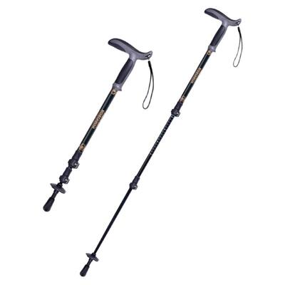 鲁滨逊登山杖T柄防滑老人手杖