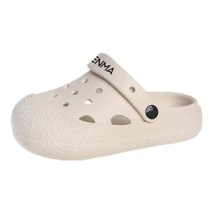 森马儿童沙滩鞋夏季新款儿童半包头轻便凉拖中大童踩屎感洞洞鞋