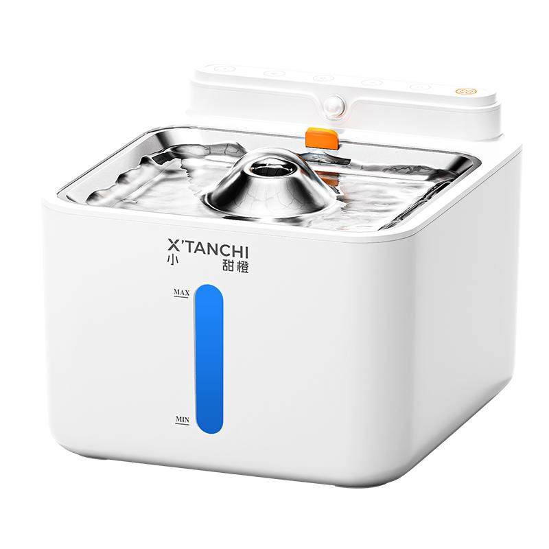 小甜橙猫咪智能饮水机自动循环不插电智能宠物喝水器狗饮水器