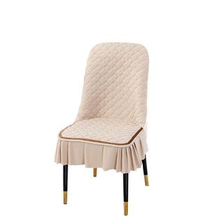 高级弧形椅子套罩家用餐桌餐椅套新款加厚椅套四季凳子座椅罩套A6
