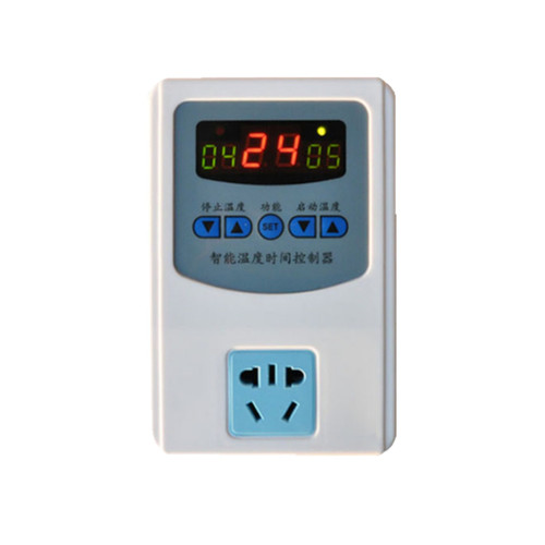 LK-5数码锅炉温控器鱼缸温度控制器电子控温开关自动温度插座包邮