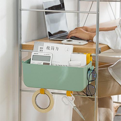 纳川学生宿舍床头储物物风收纳挂整理物带北欧分格挂篮挂钩置