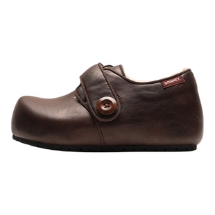 多嘴驴Donkey加绒勃肯鞋女冬季厚底复古增高小个子毛绒保暖毛毛鞋