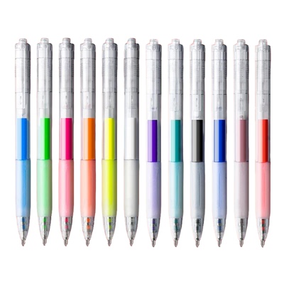 3D立体果冻笔荧光标记变色