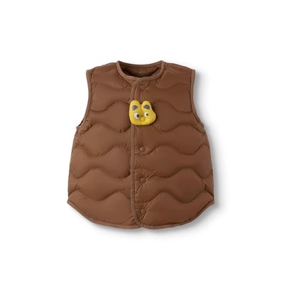 宝宝羽绒马甲保暖洋气90%白鸭绒