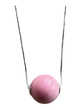 天然海洋七宝粉贝贝壳锁骨项链女