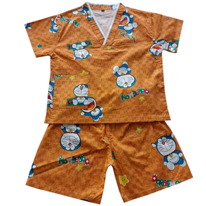 儿童汗蒸服纯棉宝宝浴服大童小童男童女童小孩卡通全棉可爱桑拿服