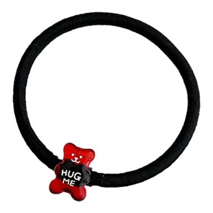 甜美气质可爱韩国进口拥抱小熊高弹不勒发圈发绳皮筋马尾头饰女