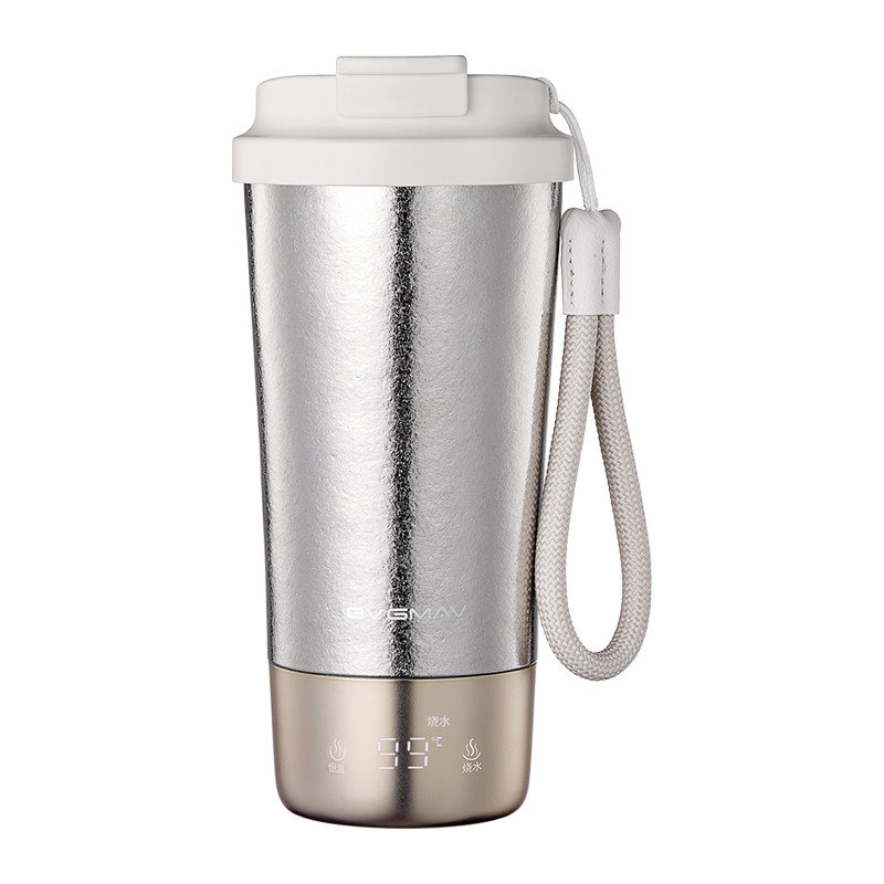 英国宝威玛内外纯钛电热烧水壶旅行便携式烧水杯智能温控高端礼品