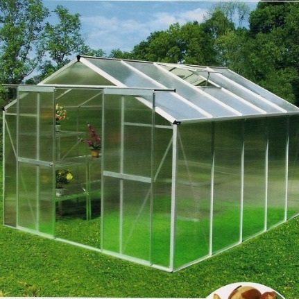 绿植暖房 户外庭院PC阳光板温室花房 PC暖房遮阳家用温室花房