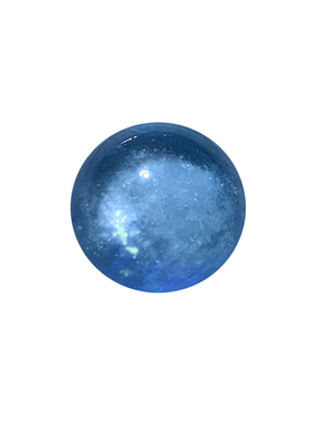 天然冰透海蓝宝裸石小球吊坠水晶