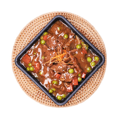 聚口福预制菜黑椒牛柳200g料理包
