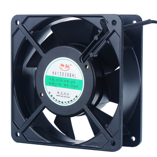 弘科轴流风机220v高速380V散热风扇工业强力排气扇机柜小型排风扇