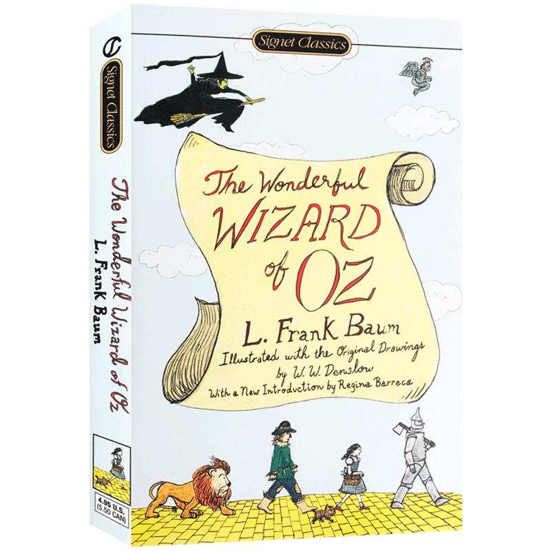 绿野仙踪英文原版儿童文学The Wonderful Wizard of Oz青少年英语课外阅读小说经典童话畅销童书弗兰克鲍姆可搭奇迹男孩彼得潘