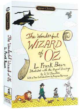 绿野仙踪英文原版儿童文学The Wonderful Wizard of Oz青少年英语课外阅读小说经典童话畅销童书弗兰克鲍姆可搭奇迹男孩彼得潘