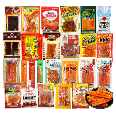辣条混合大礼包小滑头面筋博士牛筋儿时记忆小零食好吃辣味经典