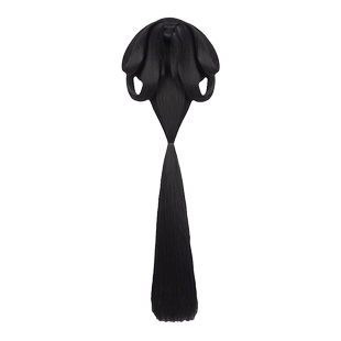 汉服假发古风一体式战国袍假发包盘发发髻古装魏晋风头饰垫发造型