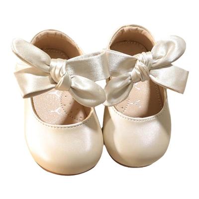 软底防滑女童皮鞋婴儿学步鞋