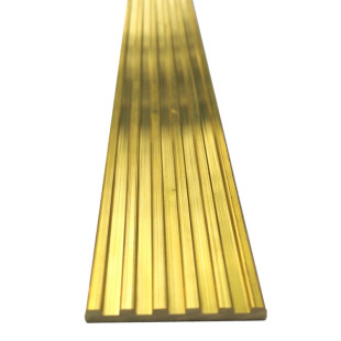 黄铜平板楼梯踏步铜压条封边补缝铜条木地板防滑条收边条多种规格