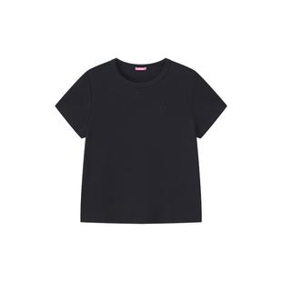 【商场同款】SIINSIIN正肩T恤休闲秋季百搭显瘦新款圆领短袖上衣