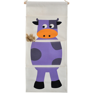 衣橱门后多层壁挂式收纳挂袋可爱墙上悬挂式储物袋收纳包包邮