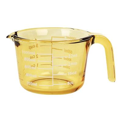 百思福琥珀玻璃量杯带刻度