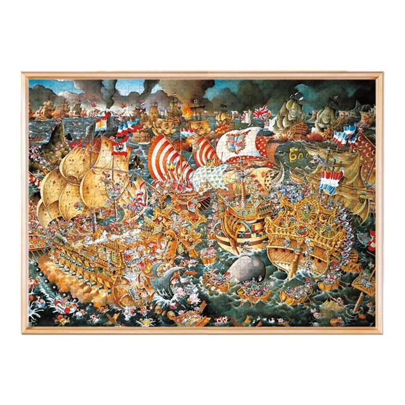 HEYE拼图成人版2000片特拉法尔加海战高颜值地狱级高难度丛林深处