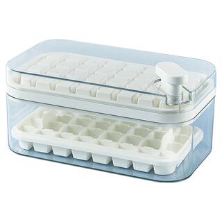 摩登主妇冰块模具食品级按压式冰格家用冰箱储存盒冻冰块制冰神器