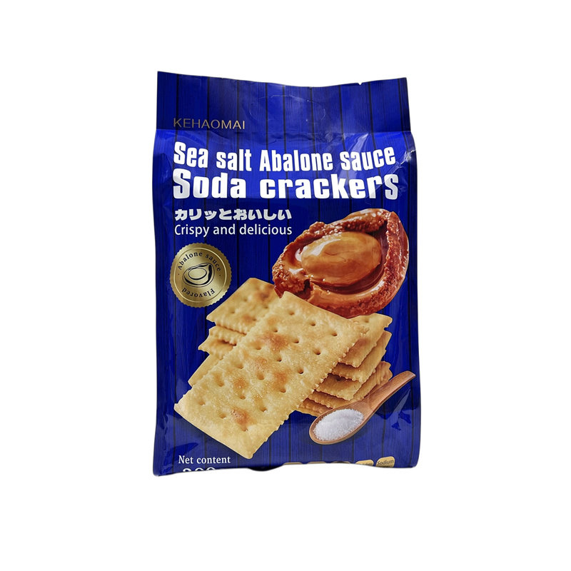 海盐鲍鱼味香脆独立装苏打饼干
