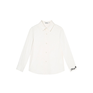 RBIGX瑞比克童装冬季新款磨毛休闲礼服设计感帅气长袖衬衫