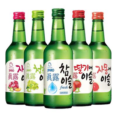 韩国真露烧酒低度微醺