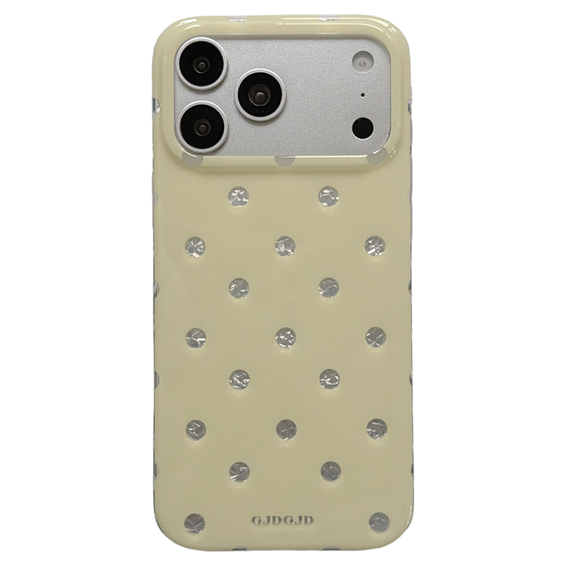 jze 韩系甜美糖果色镭射波点适用苹果17ProMax手机壳iphone16pro新款17女款小众15pro超好看14全包防摔手机套